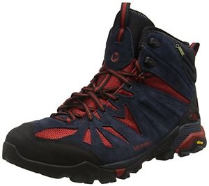 Tg 47 EU| Merrell Capra Mid Gore-Tex, Scarpe da Arrampicata Alta Uomo, Blu (Navy