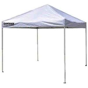 10 ft. x 10 ft. Steel Frame Stable White Canopy Instant Marketplace Shelter Tent