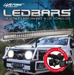 Lightforce Gen 3 Dual Wattage 40" Dual Row LED 72x3w 8x10w Light Bar Plus Bonus