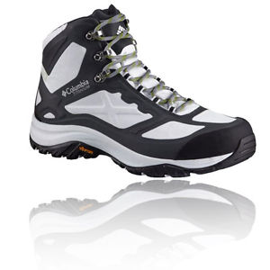 Columbia Terrebonne Mens White Black Waterproof Camping Hiking Boots Shoes