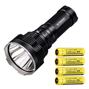 Acebeam K70 Flashlight XHP35 HI LED -2600Lm w/ 4x NL189 Batteries