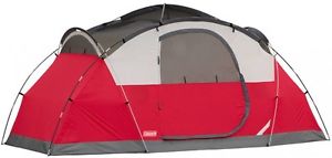 8-Person Modified Dome Tent Family Instant Hiking Camping Outdoor Cabin Red New