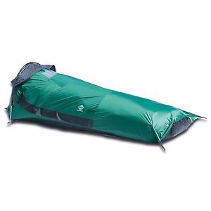 Aqua Quest Hooped Bivy Tent - One Person Single Pole Waterproof Shelter - Green