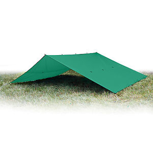 Aqua Quest Guide Tarp - 100% Waterproof - 6 x 4 m (20 x 13 ft) XLarge - Green