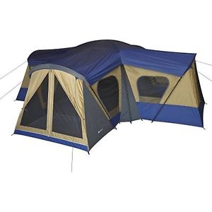 Ozark Trail Base Camp 14 Person 4 Room Cabin Outdoor Camping Family Shelter Tent