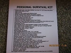 Personal Survival Kit / 3 available