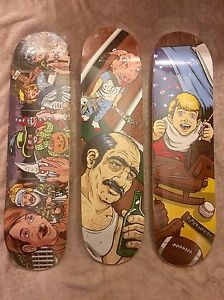 Supreme x Sean Cliver - 3 NOS Skateboards in shrink Mint Condition