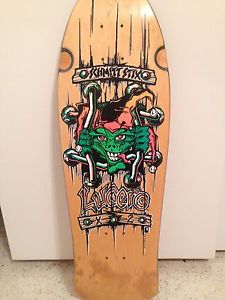 Schmitt stix Lucero x2 vintage skateboard amazing condition Alva Dog town