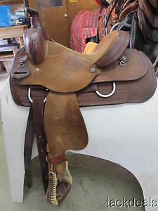 Circle Y 13" Youth Roper Roping Saddle Lightly Used