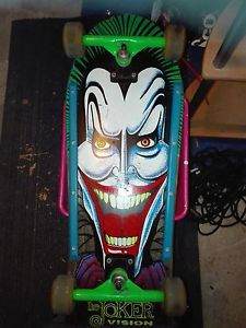 collectibles skateboarding, vision joker extremely rare 1989