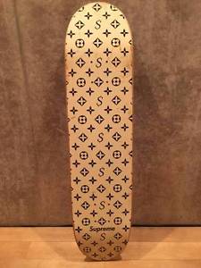 Vintage 2000 LOUIS VUITTON x SUPREME Monogram Icon Skateboard Skate Board Deck