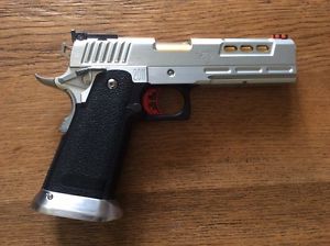 AIRSOFT - TOKYO MARUI 5.1 HI-CAPA RACE GUN, IPSC, USPSA, CUSTOM STI DVC , PISTOL