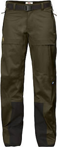 Fjällräven KEB ECO SHELL Trousers, NEU! Damen, Gr.S, dark olive, UVP 449,95