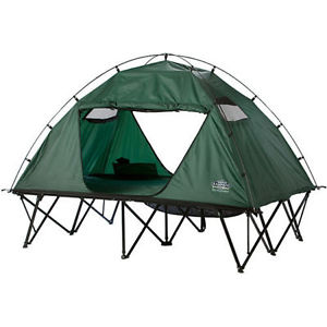 Kamp-Rite Double Tent Cot with Rainfly- Camping- Hiking- Fishing- NEW-ROLLERS