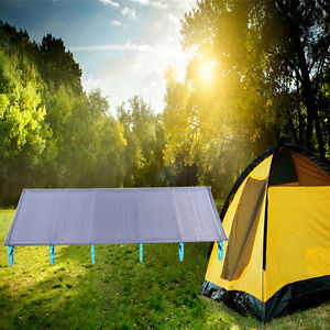 Camping Furniture Folding Bed Ultralight Portable Cot Outdoor Sleeping Aluminium