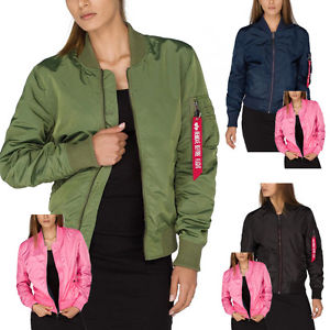 Alpha Industries Giacca Da Donna MA-1 TT IP Reversibile Wmn bomber DOUBLE-FACE