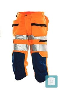 JOBMAN PIRATA HOSE WARN PROTEZIONE, 1 PEZZI, D100, ARANCIONE/BLU MARINO, D100...