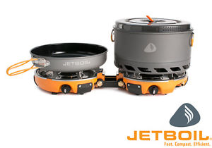 Jetboil GENESIS Base Camp Cooking System - ultra efficient propane camping stove