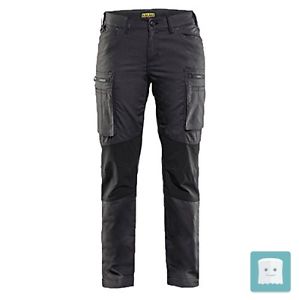 BLAKLÄDER 715911469899 C50 TAGLIA C50 PANTALONI SERVIZIO – VERDE SCURO/NERO