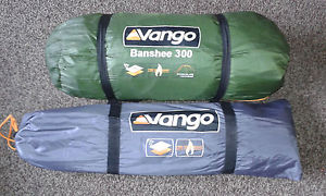 VANGO BANSHEE 300 3 MAN TENT WITH VANGO AWNING CAMPING BACKPACKING