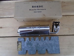 Vintage Borde Benzin-Brenner Backpack Camping Stove Zurich/Schweiz