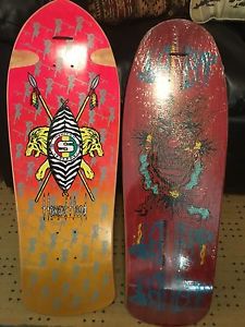 Vintage Skateboard decks/ OG 1987 Smith Howard Hood and OG 1989 Steadham team