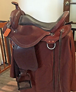 18" Trail Lite Western Saddle, Wide Tree, 8" Gullet, 25 lbs.