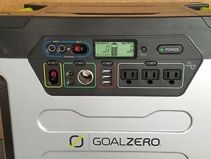 Goal Zero Yeti 1250 Solar Generator Barely Used in Excellent Condition FREE SHIP