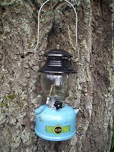 VINTAGE SEARS # 476.72211 SINGLE MANTLE LANTERN W/ COLEMAN GLOBE - LOOKING GOOD!