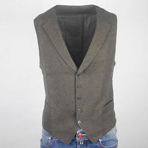 G. Inglese Gilet Marrone Uomo Tgl 52 (origin.