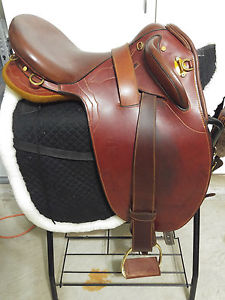 SYD HILL SOUTHERN CROSS DRAFTER - 16" LEATHER SADDLE - Australian Western $2499