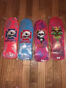 3 Tony Hawk & 1 Mike McGill Powell Peralta Reissue of Vintage stateboard decks