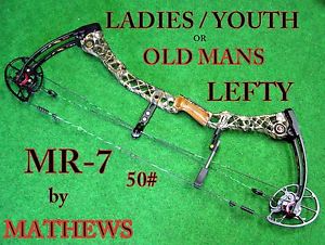 LEFT HAND  LADIES / YOUTH Mathews Monster MR7 35-50 LBS LH