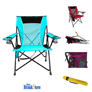 Outdoor Folding Chairs Portable Camping Chair Beach Picnic Dual Lock Wave Seat