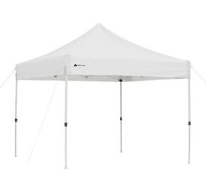 Ozark Trail Sports Shelter For Outdoor Camping Sun Shade Tent 10' x 10' White