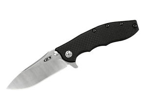 Zero Tolerance Einhandmesser, Mod. 0562CF, Flipper, stonewash finish, Frame Lock