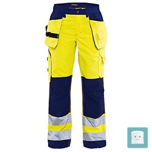 BLAKLÄDER 715618113389D20 DIMENSIONI D20 "HIGH-VIS DONNA PANTALONI CON TASCHE...