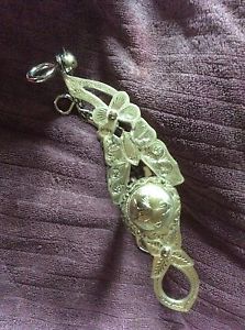 Vintage Garcia Sterling Silver Butterfly Shank Bit