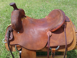 16" Johnny Scott Ranch Cutting Saddle (Made in Texas) Cutter