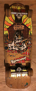 Vintage BBC MONTY NOLDER Skateboard Ultra Rare-  Powell Peralta ALVA Vision