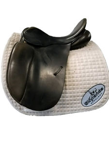 Used County Competitor Dressage Saddle - Size: 17'' - Black