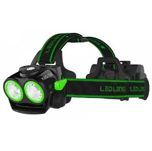 EXTREMELY BRIGHT LED LENSER XE019R HEAD TORCH (GREEN)