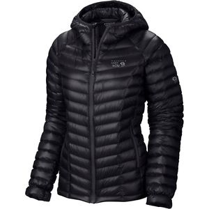 Women's Mountain Hardwear Ghost Whisperer Hooded Jacket, Black, Large, NWOT