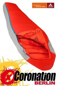 Vaude Cheyenne 700 Daunen Alpin Schlafsack -1/-7/-25 Orange (Links)