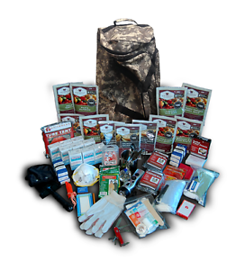 Deluxe Survival Pack 2 Week Emergency Disaster  Camping Hiking Hunting Outdoors