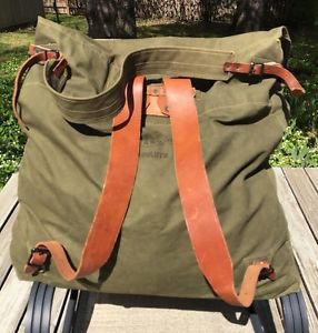 Vintage Duluth Pack #4 Monarch Canvas Canoe Backpack  27" X 26" X 6"  VGC!!