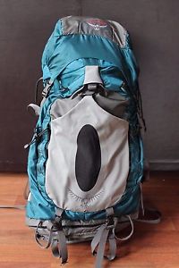 WOMENS OSPREY AURA 65L 65 BACKPACK MEDIUM BLUE INTERNAL FRAME PACK