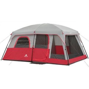 Camping Tents 10 Person 2 Room Hiking Cabint Tent Outdoor Family Shelter Rainfly