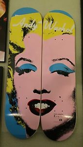 Brand New ALIEN WORKSHOP MARILYN MONROE ANDY WARHOL Skateboard Deck Set