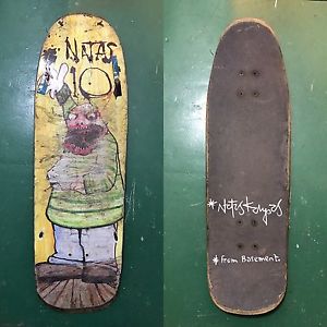 Vintage 101 Sock Puppet Personal Ridden Skateboard from Natas Kaupas collection